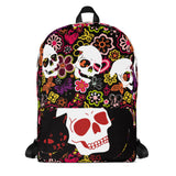 Skulls and Flowers Backpack