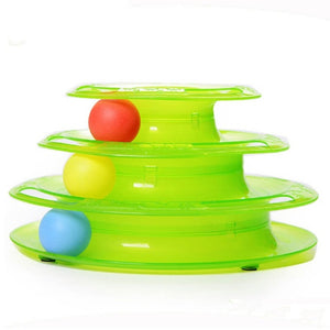 Ball and Track Interactive Toy for Cats