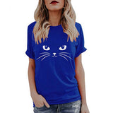 Cute Cat Short Sleeve T-Shirt